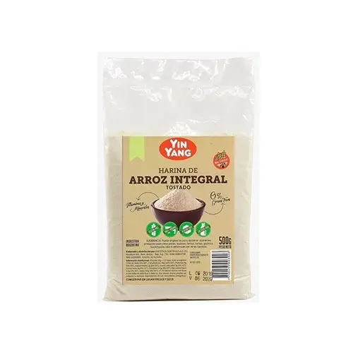 Ying Yang Harina De Arroz Integral Tostada Orgánica X500G