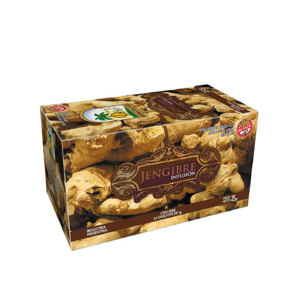 Hierbas del Oasis Te Jengibre x25s