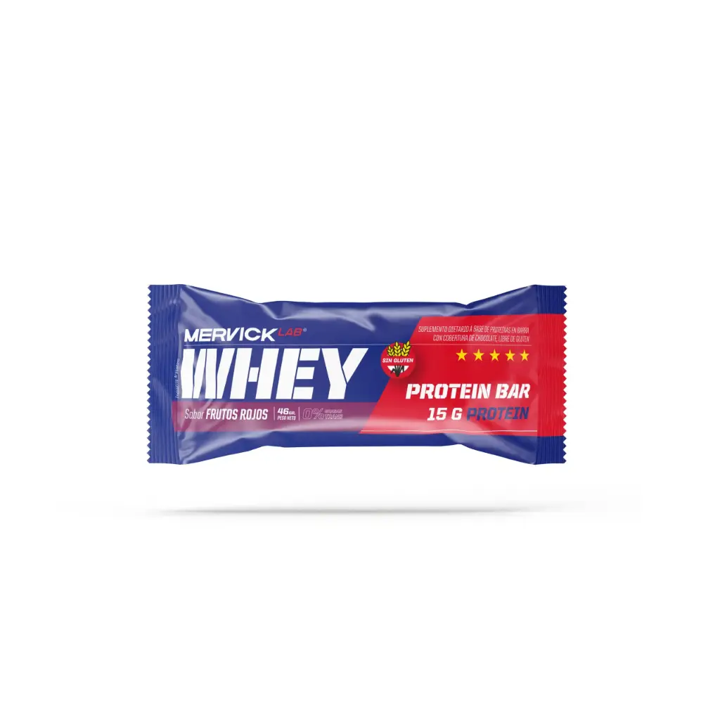 Mervick Barra Whey Protein Frutos Rojos 46G