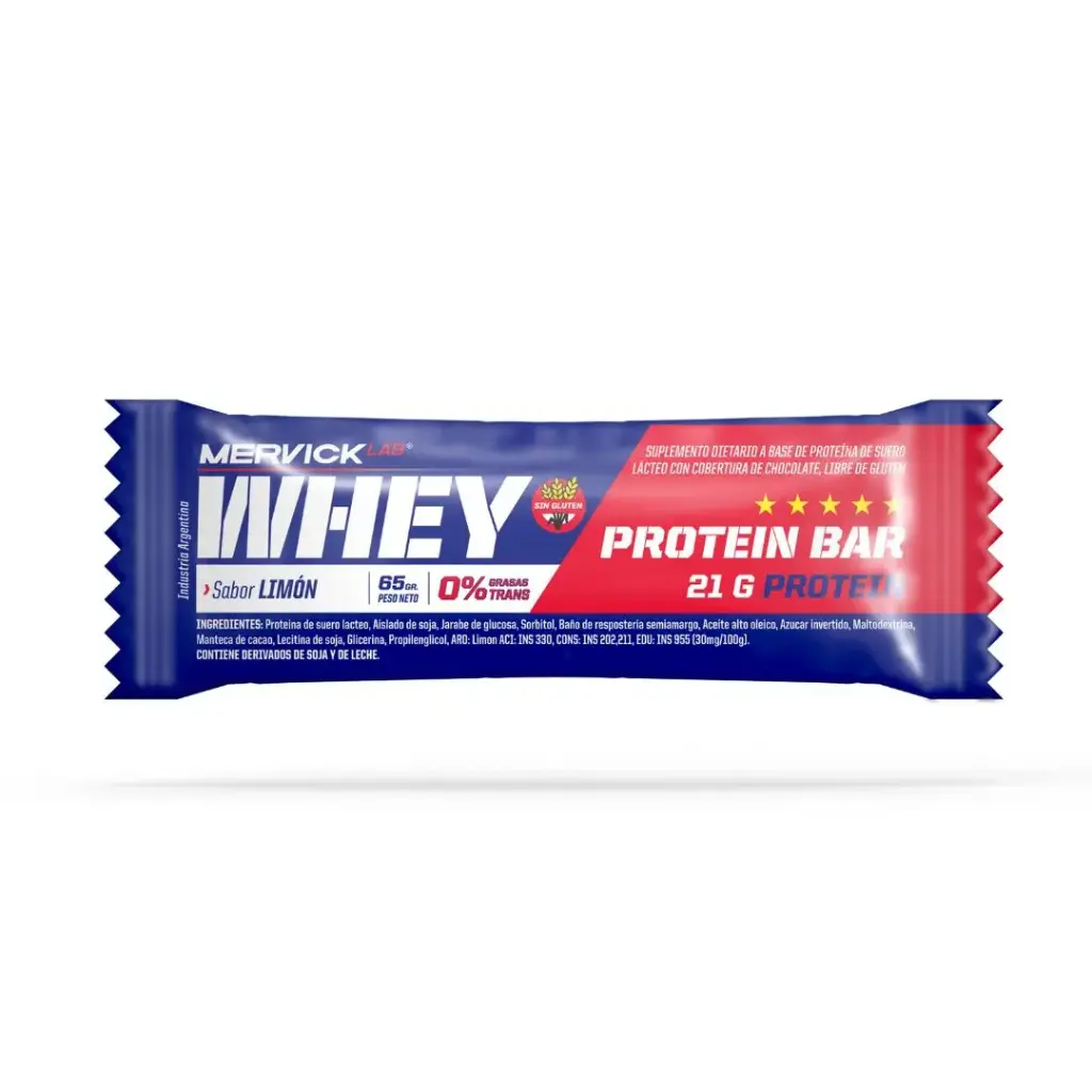 Mervick Barra Whey Protein Limón 65G