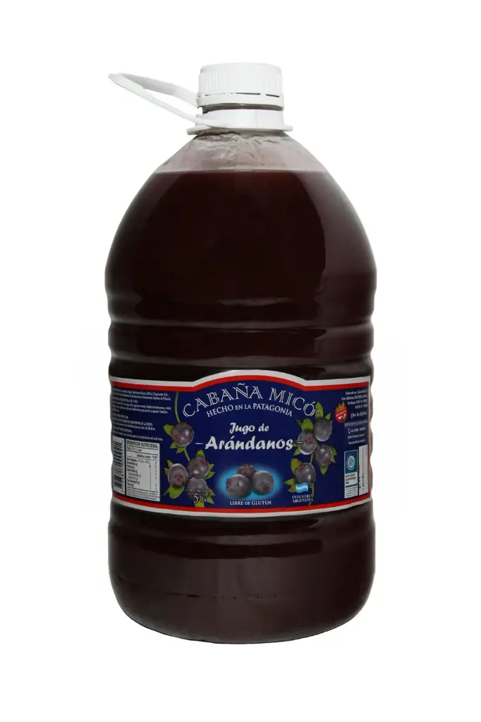 Cabaña Mico Jugo de Arándanos sin azúcar x5Lts