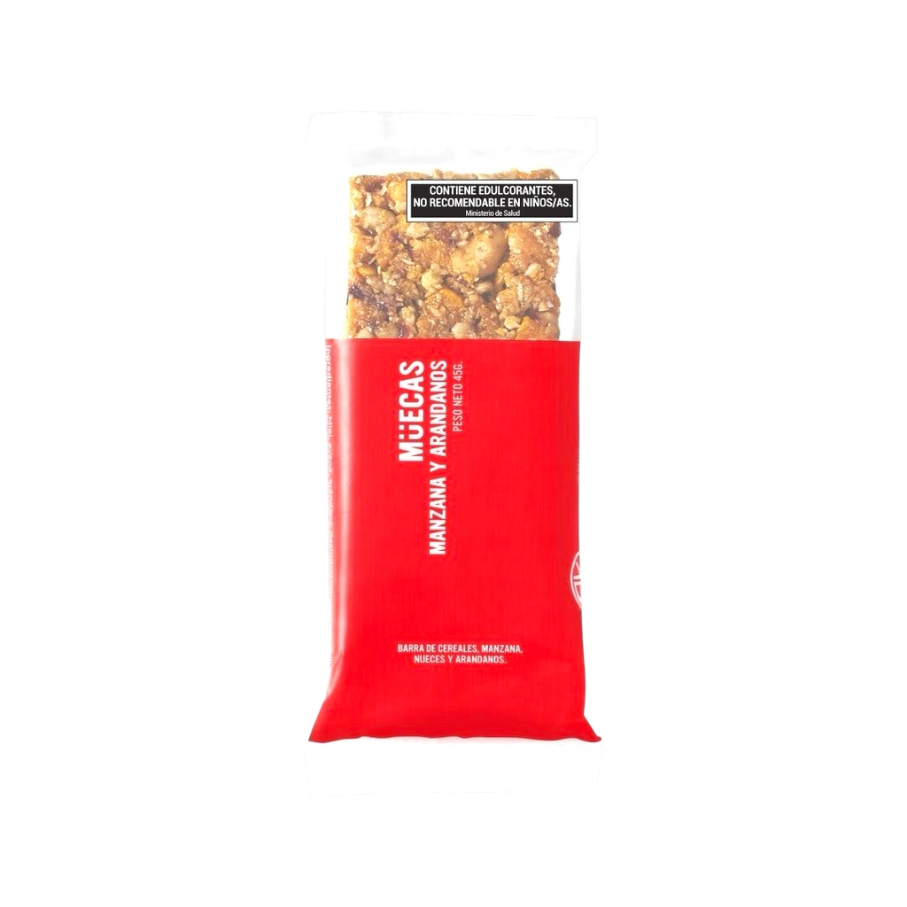 Muecas Barra Manzana y Arándanos 45G