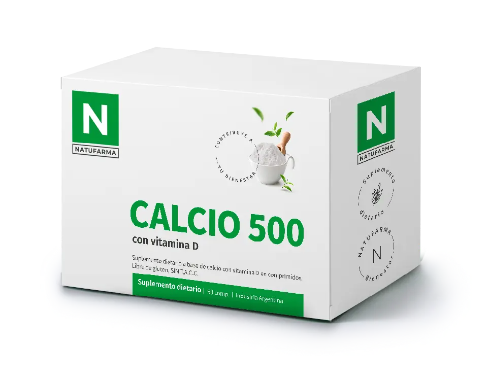 Natufarma Calcio 500 + Vit.D X50C.