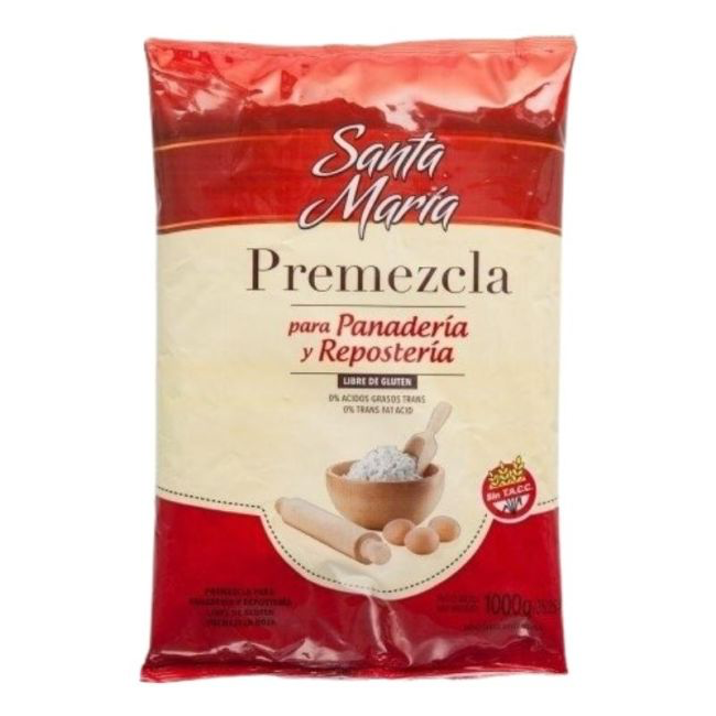 Santa Maria Premezcla Panaderia y Reposteria 1kg