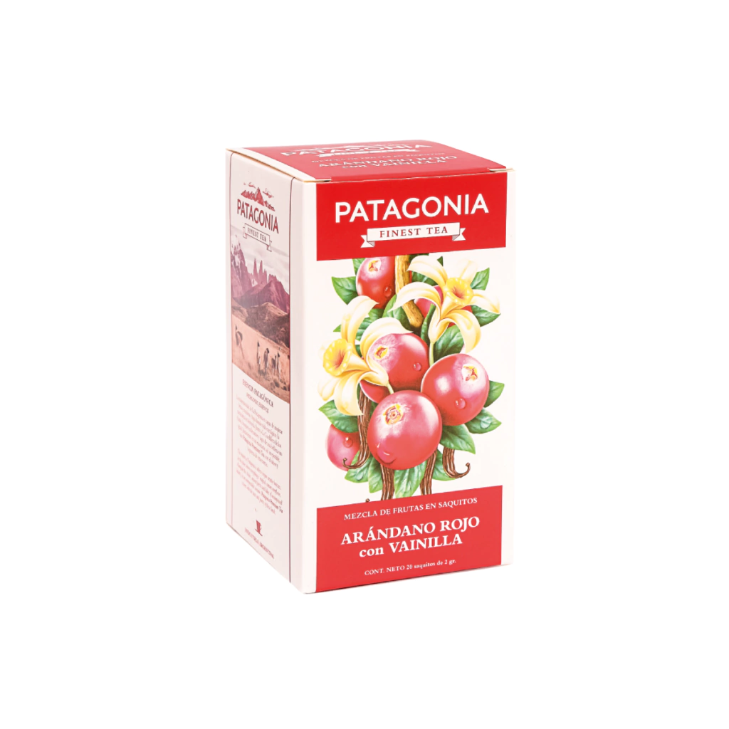 Te Patagonia Arandano Rojo y Vainilla x20saq