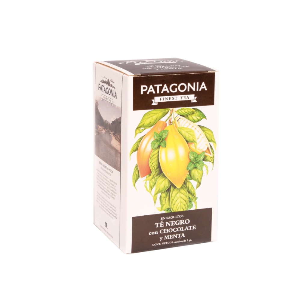 Te Patagonia Negro, Chocolate y Menta x20saq