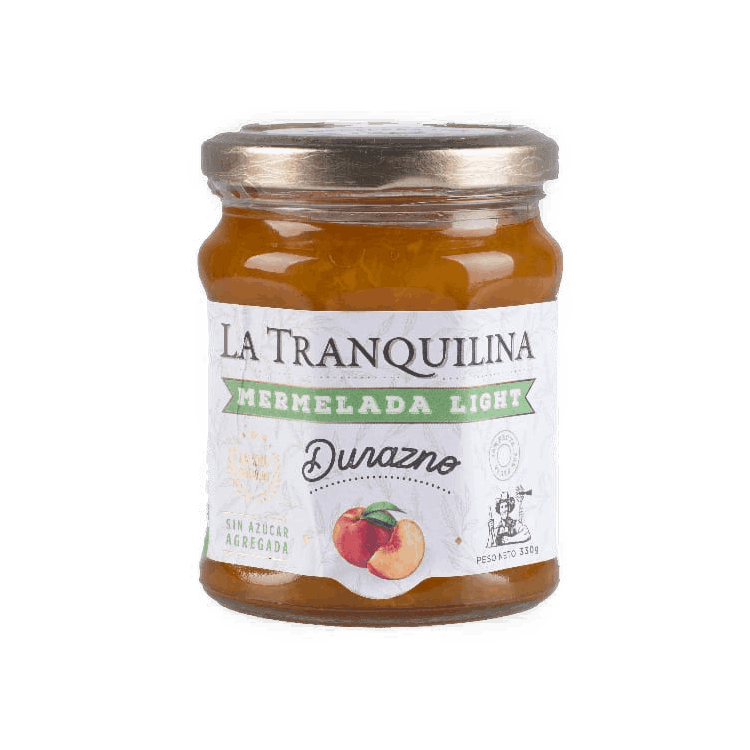 La Tranquilina Mermelada Durazno Light X330G