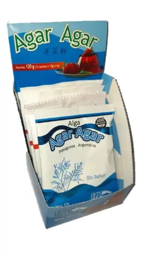 [ARGEND AGAR AGAR ARGEN.X10G] Argendiet Agar-Agar Sobre X10G