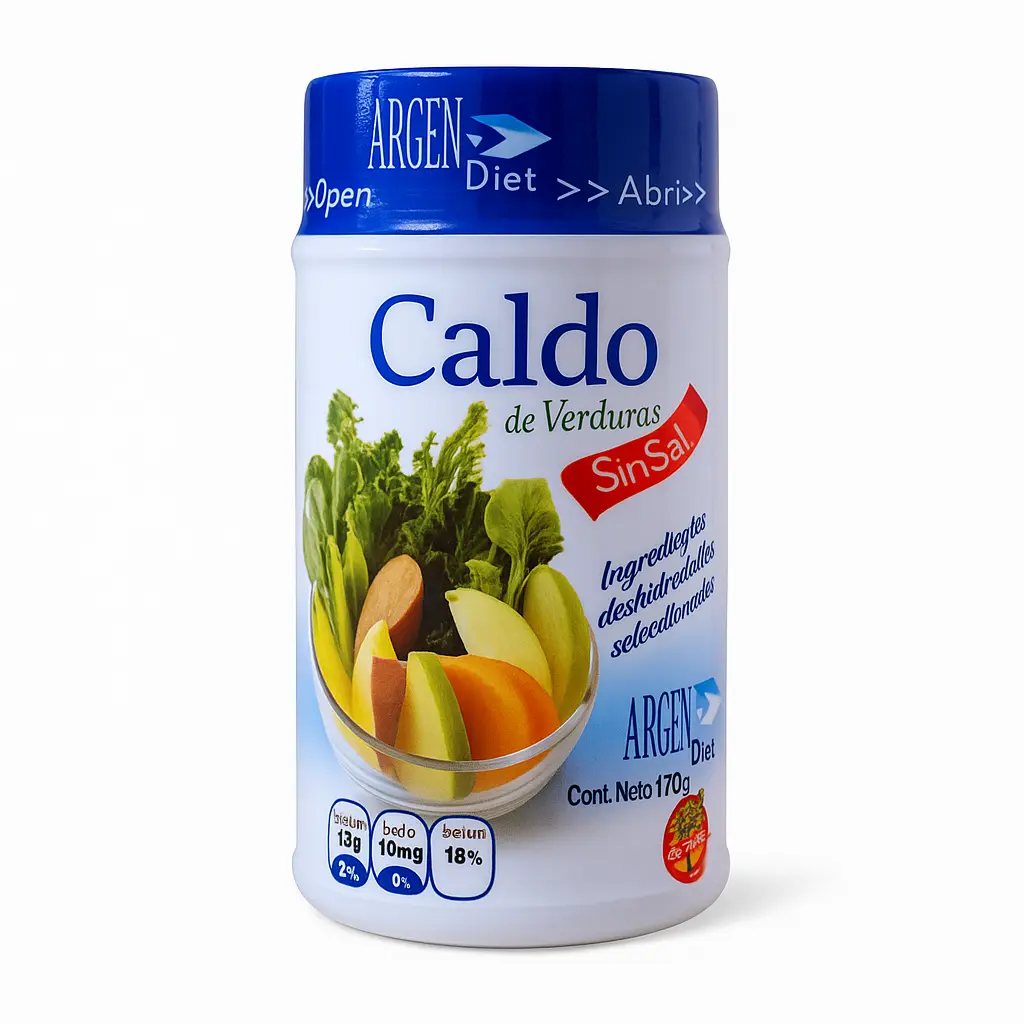 [ARGEND CALDO FCO. S/SALX200G] Argendiet Caldo S/Sal x170G