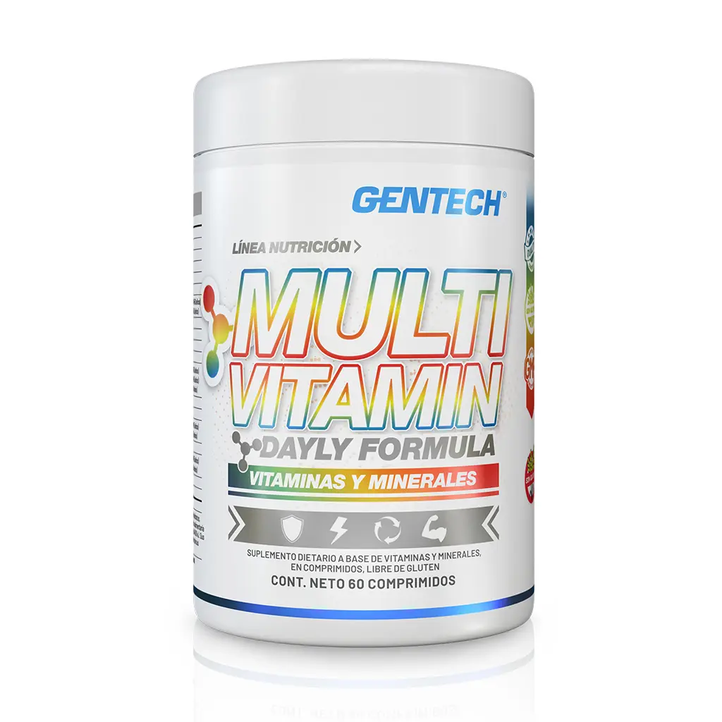 [GENTECH MULTIVITAMINICO X60COMP.] Gentech Multivitamin x 60 caps.