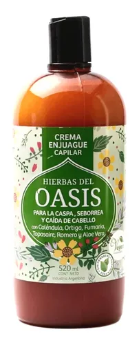 [H.OASIS ACOND. ANTI CASPA Y CAIDA X520CC] Hierbas Del Oasis Acondiconador Anti Caspa y Caida 520ml