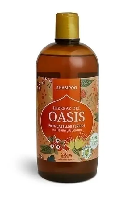 [H.OASIS SHAMPOO P/CABELLOS TEÑIDOS X520CC] Hierbas del Oasis Shampoo Cabellos Teñidos 520ml