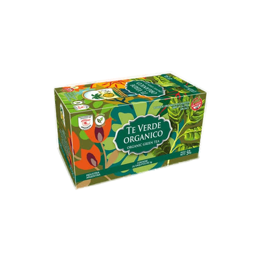 [H.OASIS TE VERDE ORGANICO X25S] Hierbas del Oasis Te verde Orgánico x25s