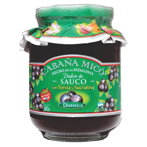 [MICO DULCE DIET. ARANDANOS X380G] Cabaña Micó Dulce de Arándanos 380g.