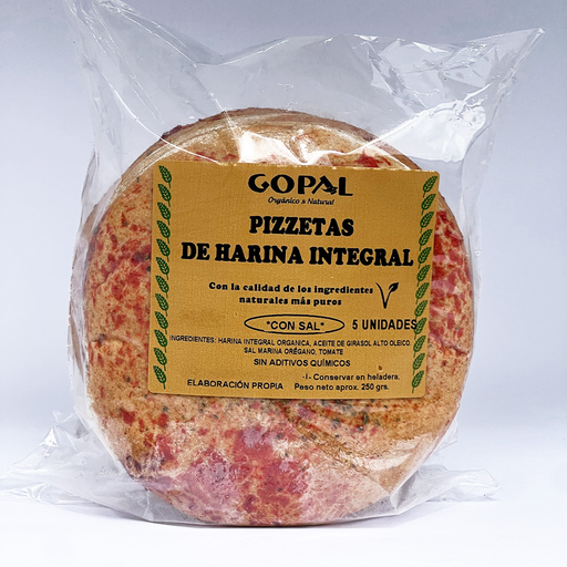 [GOPAL PA PIZZETA INTEGRAL C/SAL X5UN] Gopal Pizzetas Integrales Con Sal x5Un