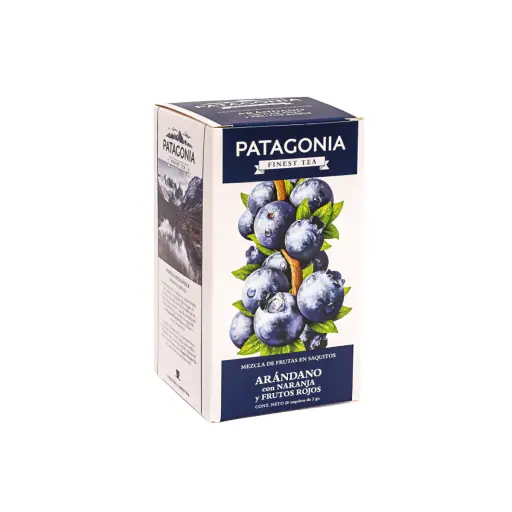 [TE PATAGONIA ARANDANO. NARANJA Y F.R] Te Patagonia Arandano, Naranja y Frutos Rojos x20saq