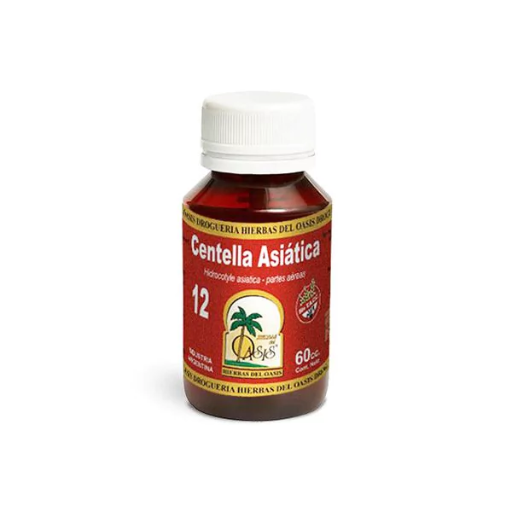 [TINTURA CENTELLA A. Nº12 O] Hierbas del Oasis Tintura Centella x60cc