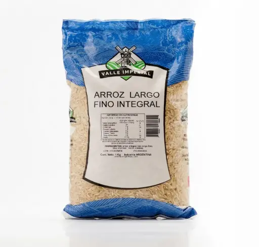 [VALLE IMPERIAL ARROZ INT LARGO FINO X1KG] Valle Imperial Arroz Integral Largo Fino x1kg